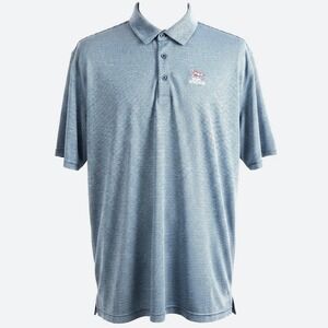 U.S. Open Golf Polo Men 2XL Blue Striped 123rd LACC Championship Golfcore Preppy